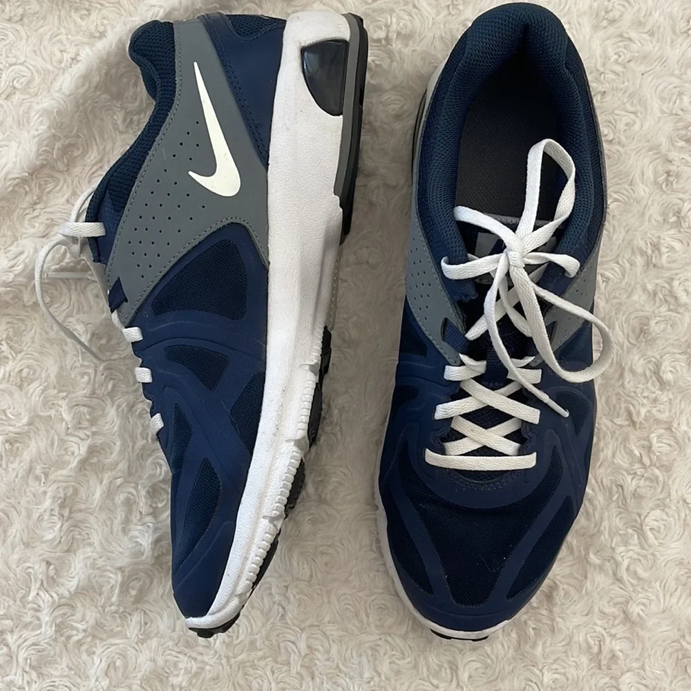 NIKE AIR MAX RUN LITE 5 in blue gray and white. Style 631263-401 Size 8.5 - Picture 8 of 10